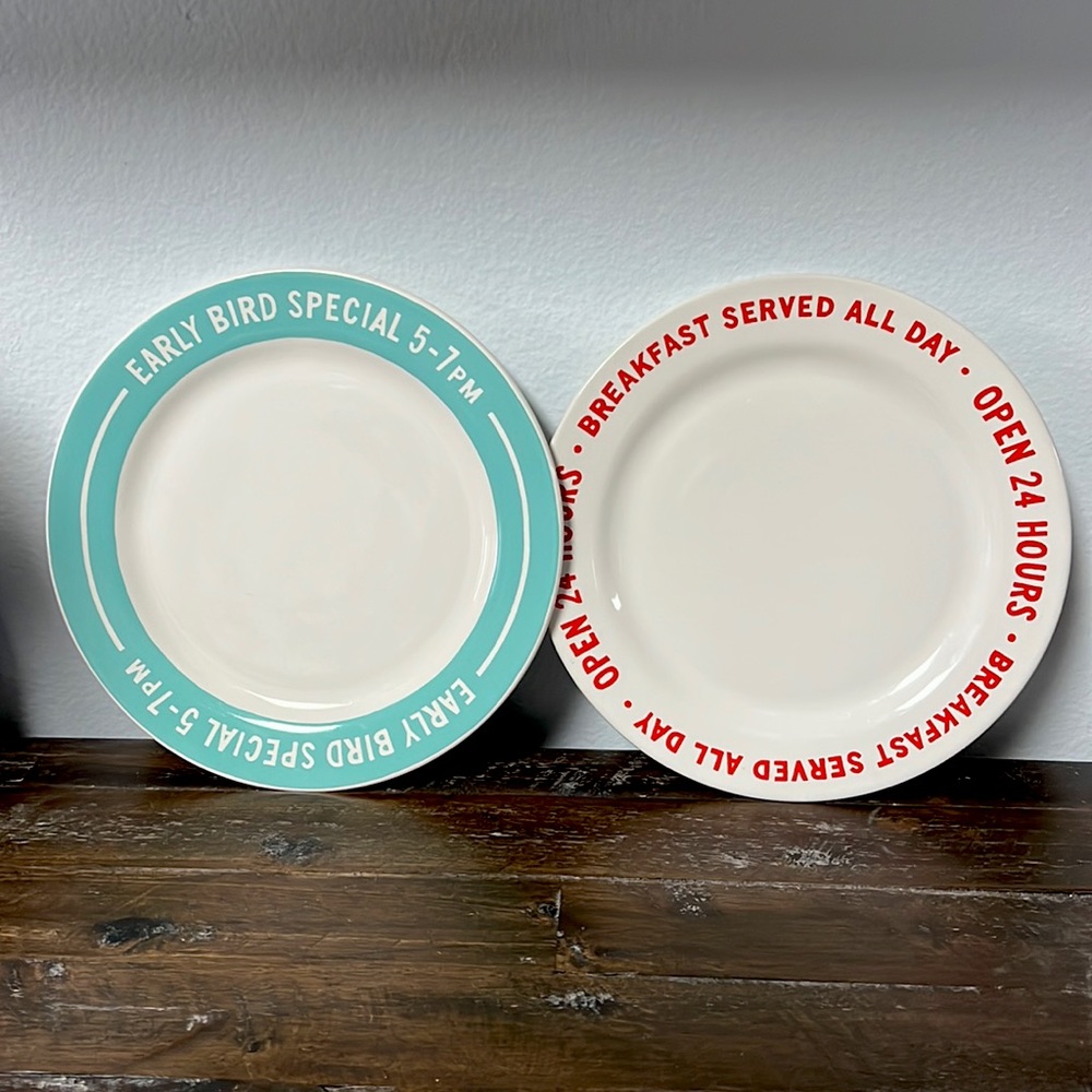 NWOT Kate Spade - Made To Order salad plates (2)